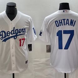 LA Dodgers Los Angeles Dodgers No.17 OHTANI baseball uniform Shohei Ohtani jersey