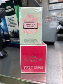 Jimmy choo floral & coach poppy crush perfumes