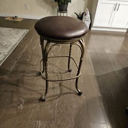 Rod Iron Swivel Bar Stool Chairs