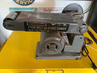 Central Machinery 4x36 Belt and 6" Disc Sander