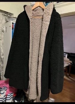 $40, New Women’s Reversible Fleece Coat