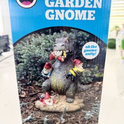 Halloween Garden Decor Funny Dinosaur Garden Gnome Decoration For Yard And Garden