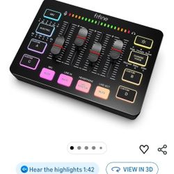 AUDIO MIXER w/XLR & 48V Phantom Power (LIKE NEW)