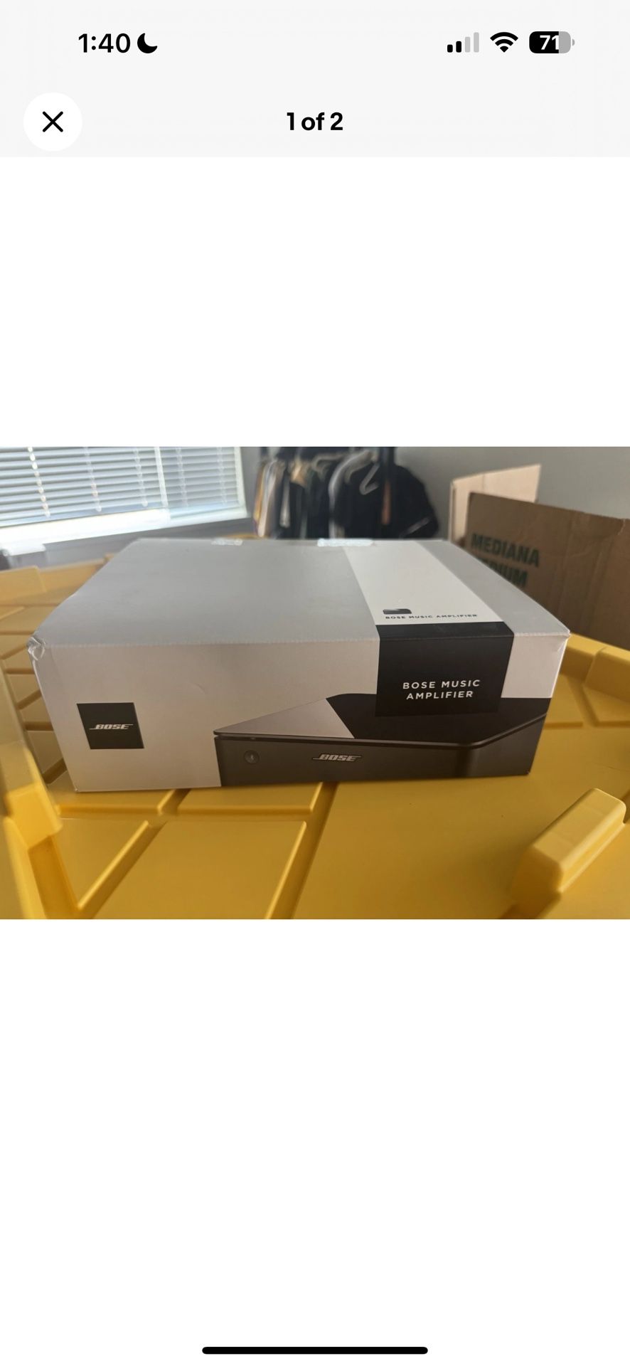 New Bose Music Amplifer