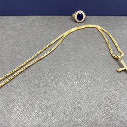 Pendant Chain 14k 10.4 G & Men’s Ring 14k 5.8 G 