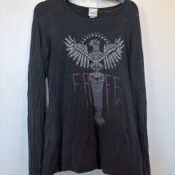 Black Long Sleeve Shirt Size S 