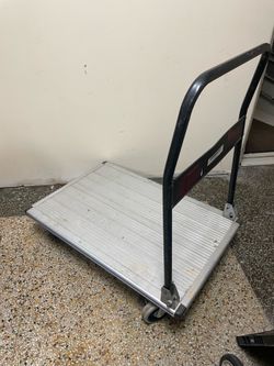 Aluminum Platform hand Truck, Dolly 550 Lb Heavy Duty Weight Capacity Wescoe