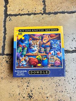 Kittens knittin' Mittens 300 pieces