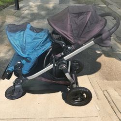 city select double stroller 