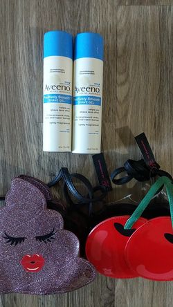 Purse and Aveeno Shave Gel