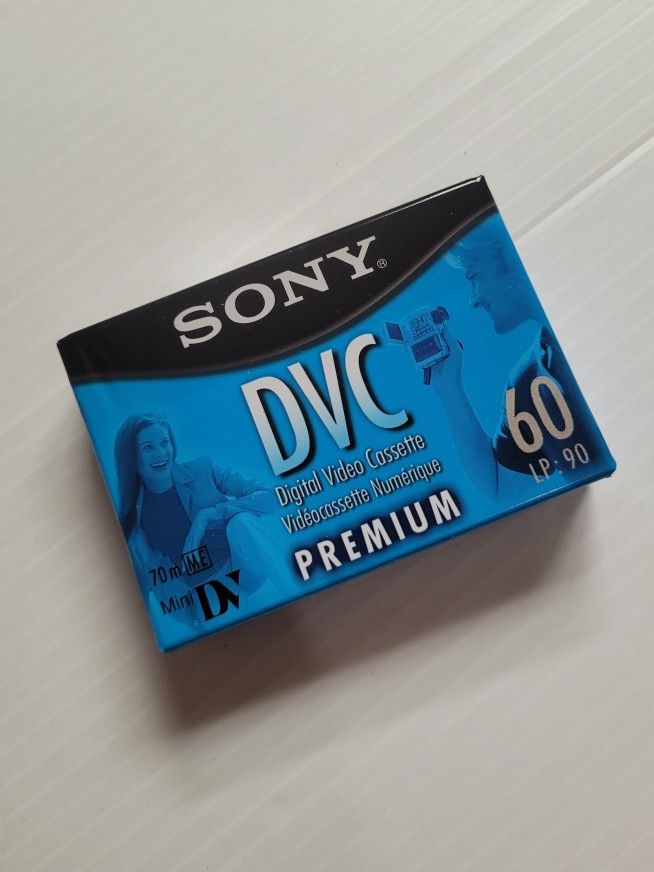 Sony DVC Digital Video Cassette Premium MiniDV Tape SP 60 LP 90