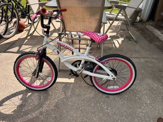 White kids bike