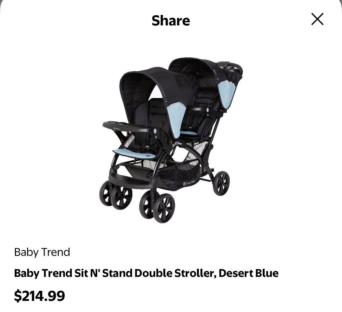 Sit’N Stand Stroller FOR SALE!!