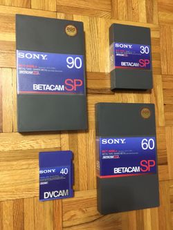 BETACAM SP TAPES