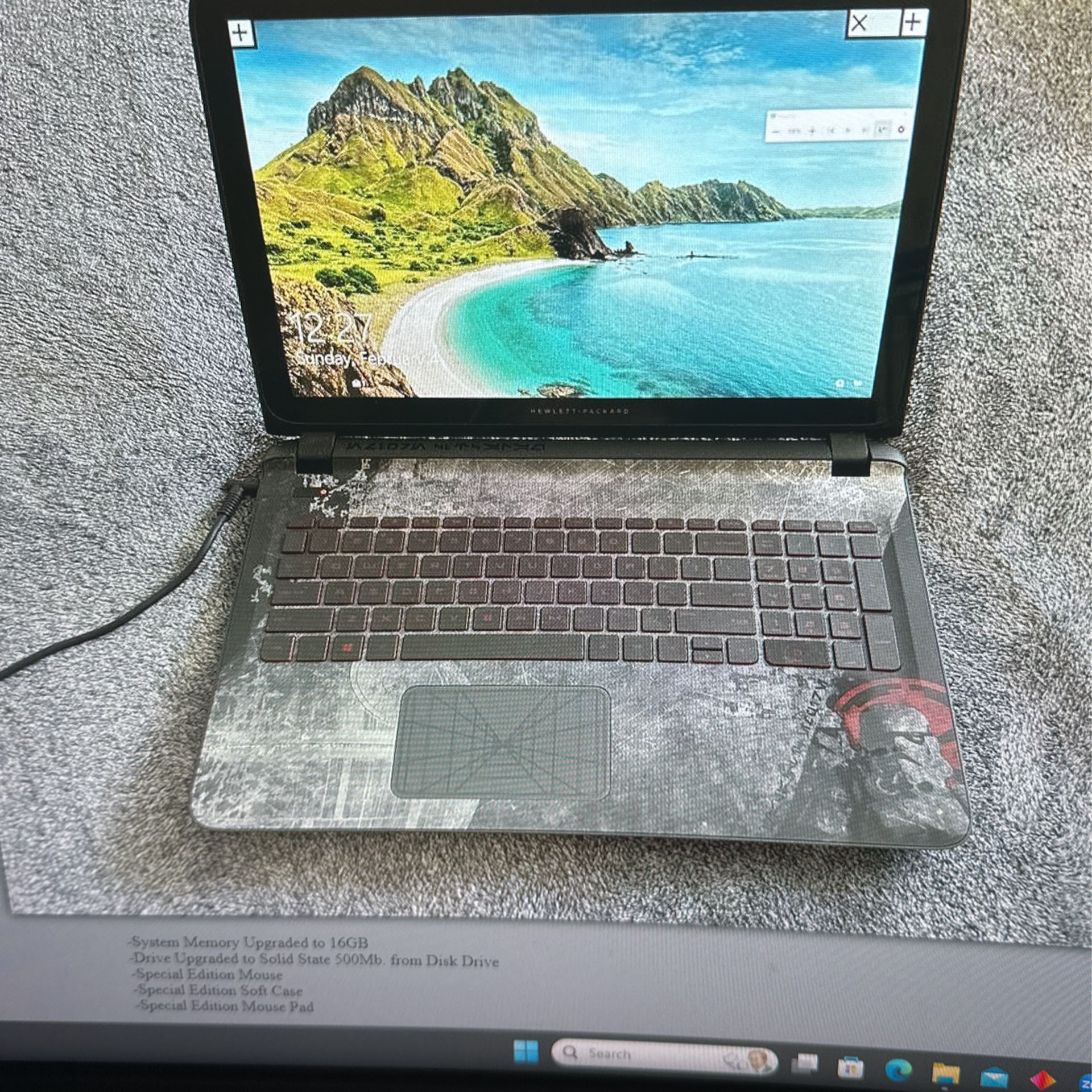 HP Star Wars Laptop Signature Edition 15.6 15-an097nr Bundle