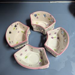 Partylite Lilac Meadows  Tealite Candle Holders