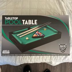 Tabletop Pool Table 