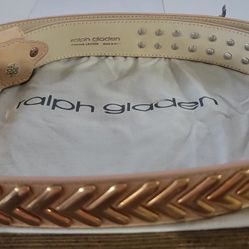 Ralph Gladden Rose Gold Belt 