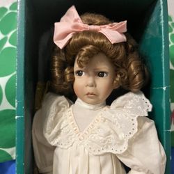 Porcelain Doll “the Little Girl with a Curl” - still in box