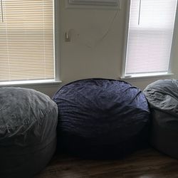 Giant Bean Bag Chairs - $70 each or $170 for all 3