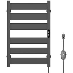 Brand New In The Box- Towel Warmer Rack 6 Bars Towel Warmer Wall Mounted with Timer & Temperature Adjustments Electric Heated Towel Drying Racks for