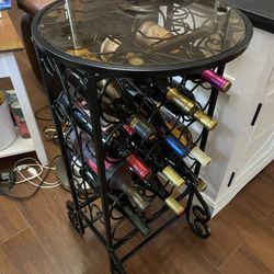 Wine Rack Table