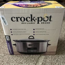 Crockpot slow cooker 8qt
