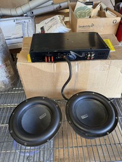 Kenwood Amplifier And Subs