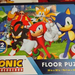 New Sealed,Sonic The Hedgehog Floor Puzzle 