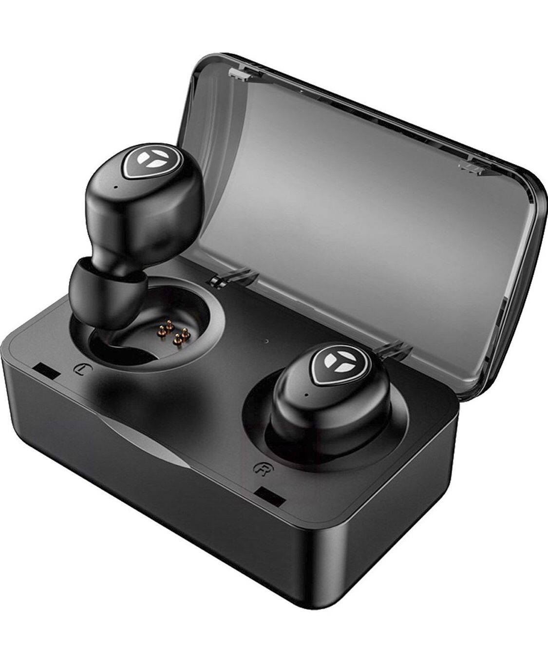 Bluetooth 5.0 Deep Bass True Wireless Headphones, Tranya Sports Wireless Earbuds, Sweat Proof Earphones Built-in Microphone Running