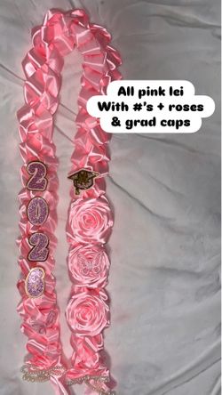 All pink lei