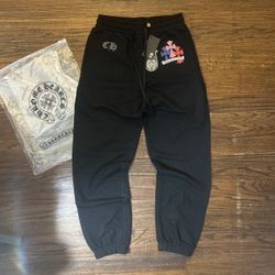 Chrome Hearts Multi Color Cemetery Print Sweatpants