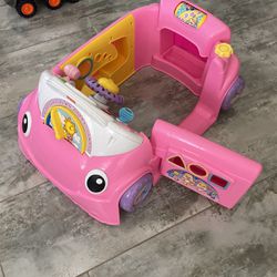 Fisher-Price Pink Laugh Learn Smart Stages Crawl Around 