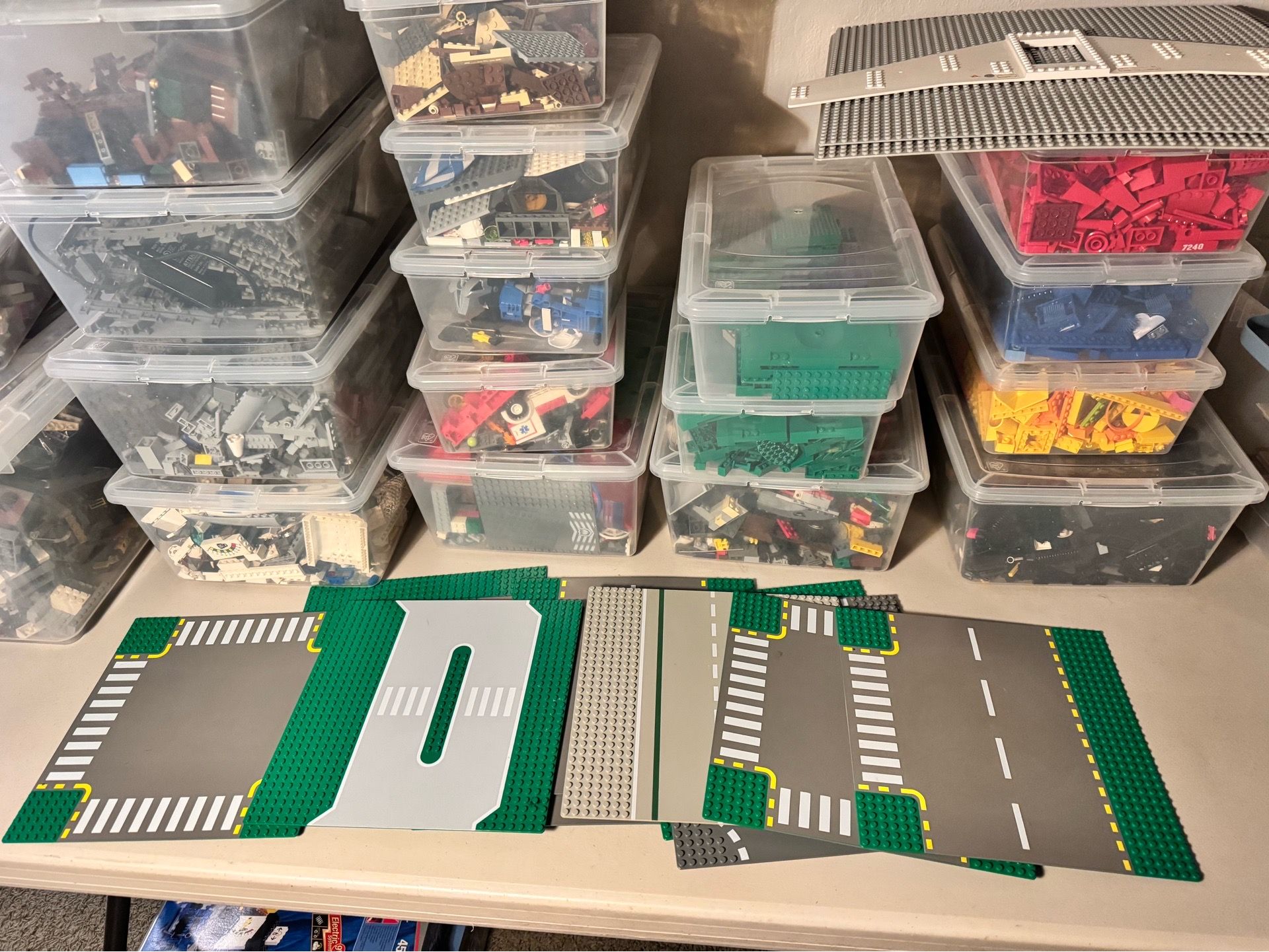 Tubs of Legos