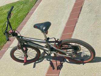 BMX Bike Gray and Red 18”
