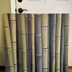 Bamboo Canvas 35.5”  X 35.5” 