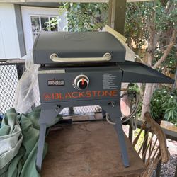 Blue Blackstone 17” Griddle Grill w/ Stand & Hood +