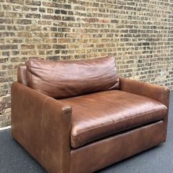 Arhaus Leather Kipton Loveseat