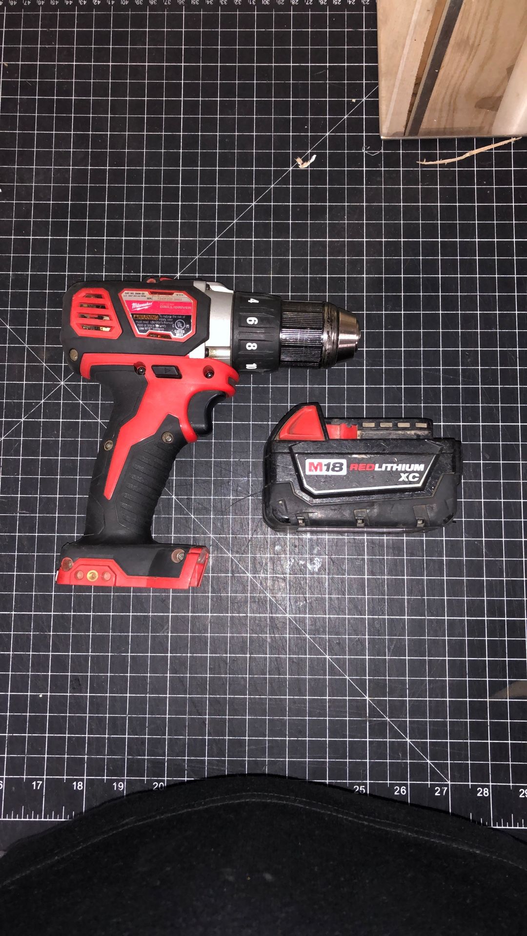 96091 Milwaukee 2606-20 18v Lithium Ion Brushless 1/2” Drill Driver W/ 1x Battery No Charger 577046