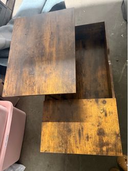 Modern Rustic Lift-Top Coffee Table with Hidden Storage