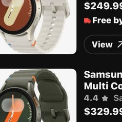 Galaxy 7 watches negro y blanco