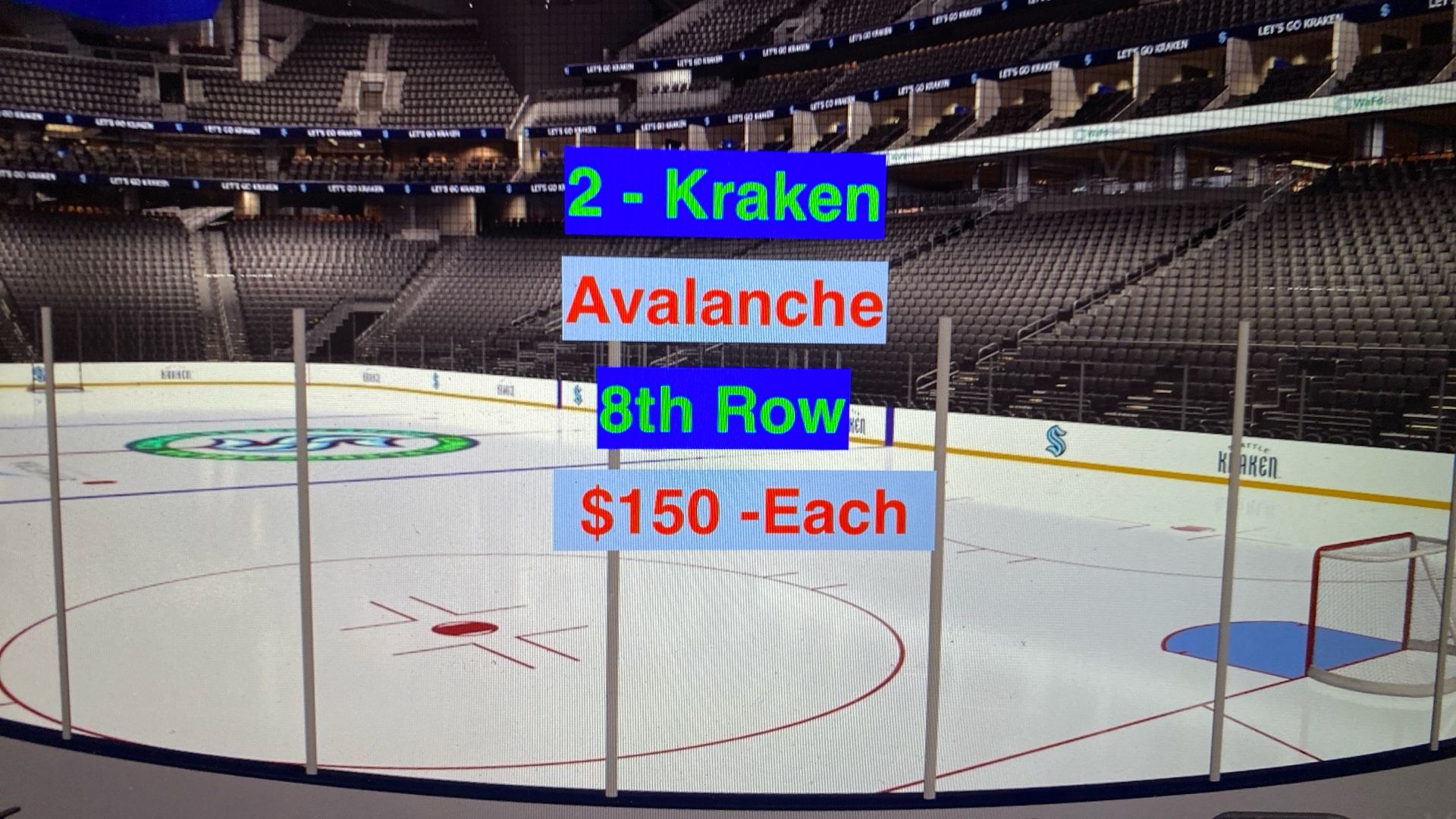 Kraken Avalanche Tickets