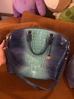 Brahmin duxbury satchel blue ombré