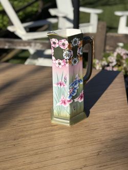 Japanese Nippon Porcelain Pitcher 