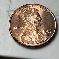1997 D Penny Error VDB / VDD