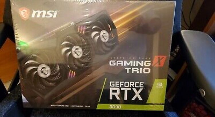 NEW MSI GeForce RTX 3090 GAMING X TRIO 24GB GDDR6X Graphics Card Free Ship USA