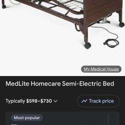 Twin Electric Hospital Bed 