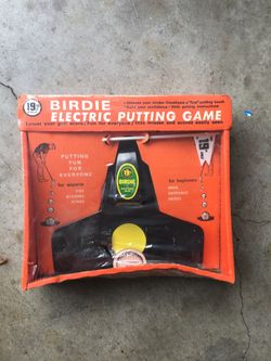 Electric Putting Game, Antique, NIB