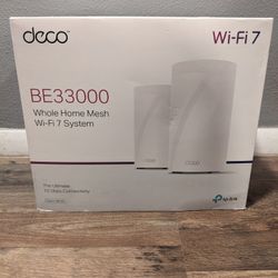 TP-Link Deco BE95 BE3600 Dual-Band WiFi 7 Mesh Router with 2.5Gbps Ports MU-MIMO VPN