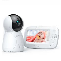 VIDEO BABY MONITOR WITH CAMERA 4.3 LCD BUILT IN RECHARGEABLE BATTERY